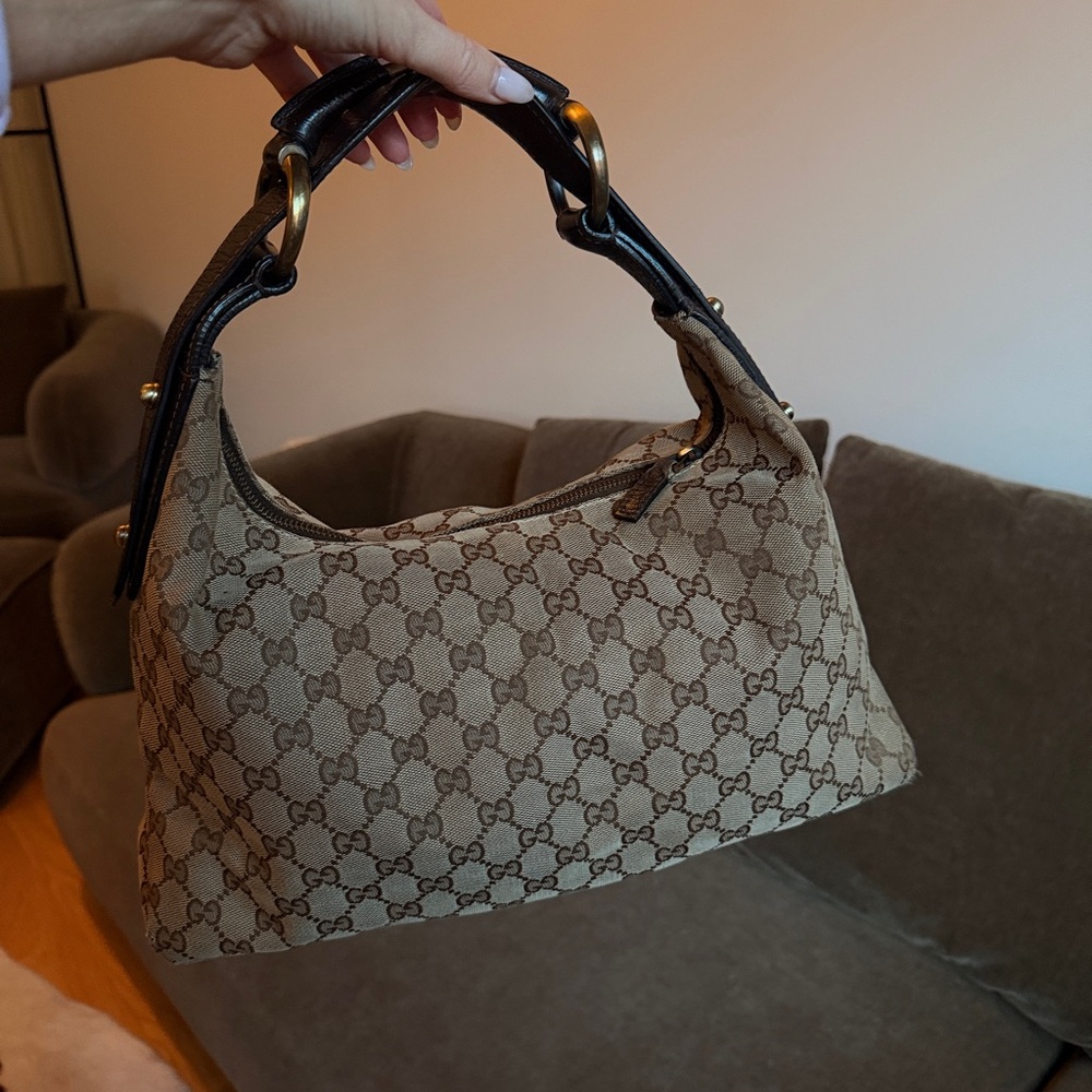 100% authentic Gucci Horsebit Hobo Bag